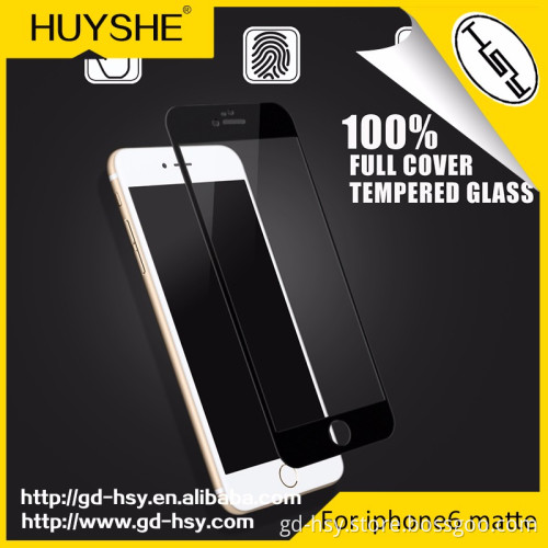 HUYSHE perfect anti fingerprint full cover matte glass shield for iphone6s